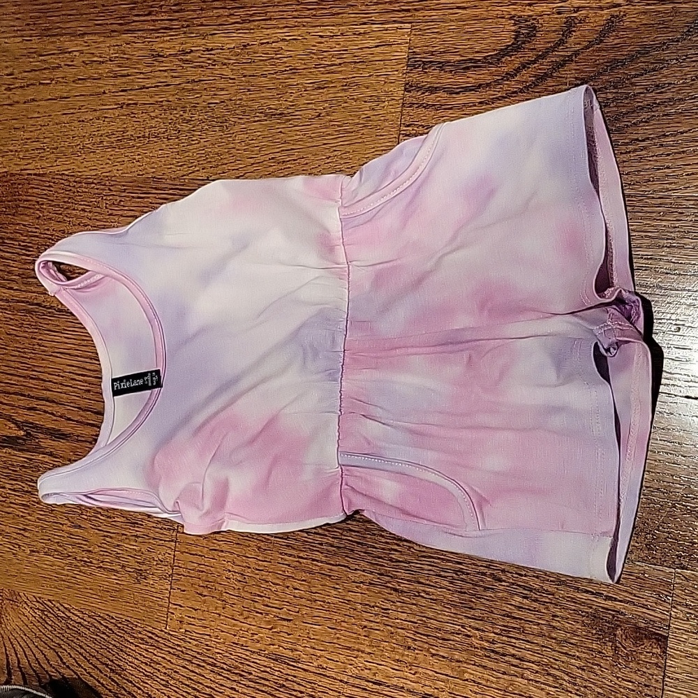 New baby size 6-12m, 12-18m, 18-24m and 2/3 tie dye romper